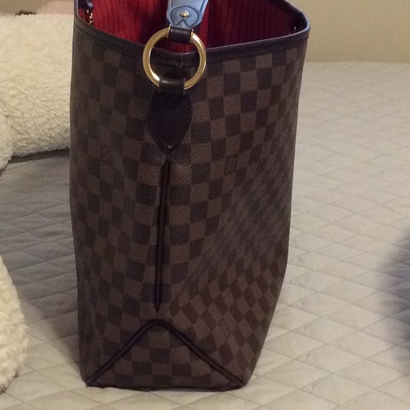 Authentic Louis Vuitton Delightful MM Damier Ebene With Matching Wallet - Picture 9 of 16